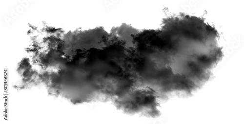 white cloud Isolated on white background,Smoke Textured,brush effect © sirawut