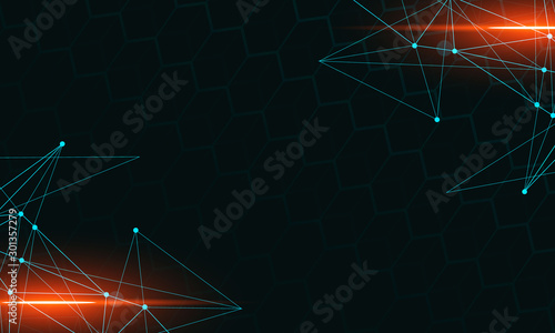 Abstract Technology backgorund