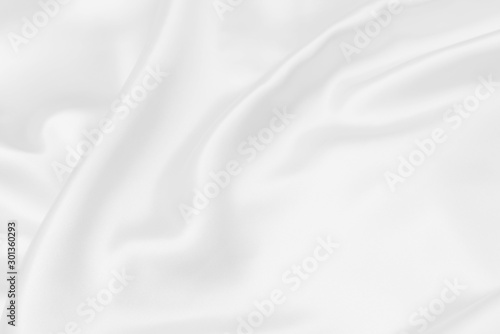 white satin fabric texture soft blur background