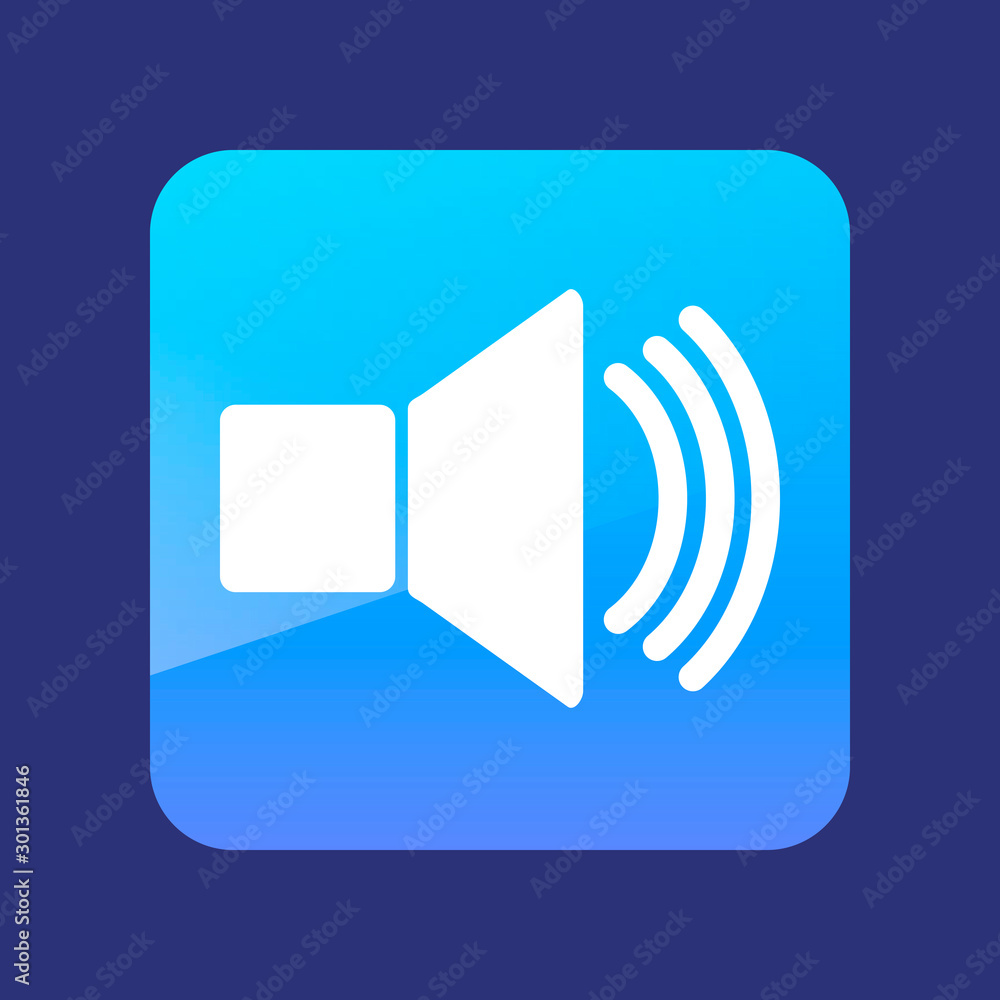 Audio speaker volume icon vector Audio speaker volume icon vector