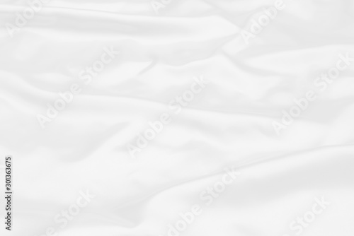 Fototapeta Naklejka Na Ścianę i Meble -  white satin fabric texture soft blur background