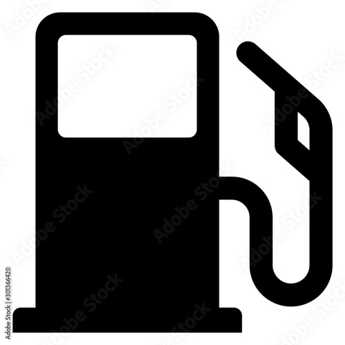 gz568 GrafikZeichnung - german - Zapfventil für Benzin oder Diesel / Tankstelle / Zapfsäule Symbol: english - gasoline nozzle / filling station / petrol pump icon: simple template - xxl square g8680 photo