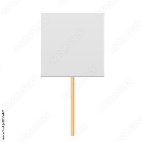 Blank banner mock up 