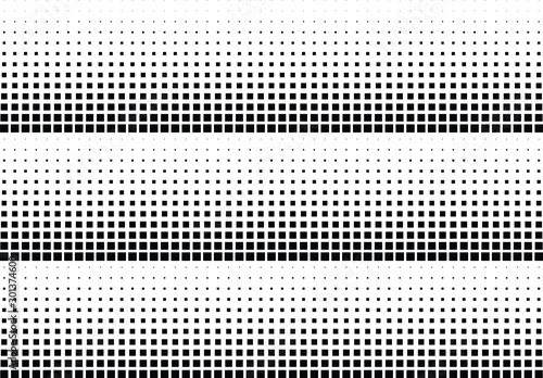 Abstract halftone dotted background. Monochrome pattern with square. Vector modern pop art texture for posters, sites, cover, business cards, postcards, grunge art, labels layout, stickers.