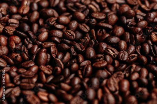 coffee beans on a background