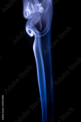 Smoke colorful &black for background