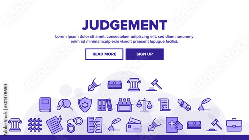 Judgement, Court Process Vector Thin Line Icons Set. Judgement, Trial Procedure Linear Pictograms. Legal Accusation, Litigation. Crime Investigation, Verdict, Indictment Oars Contour Illustrations