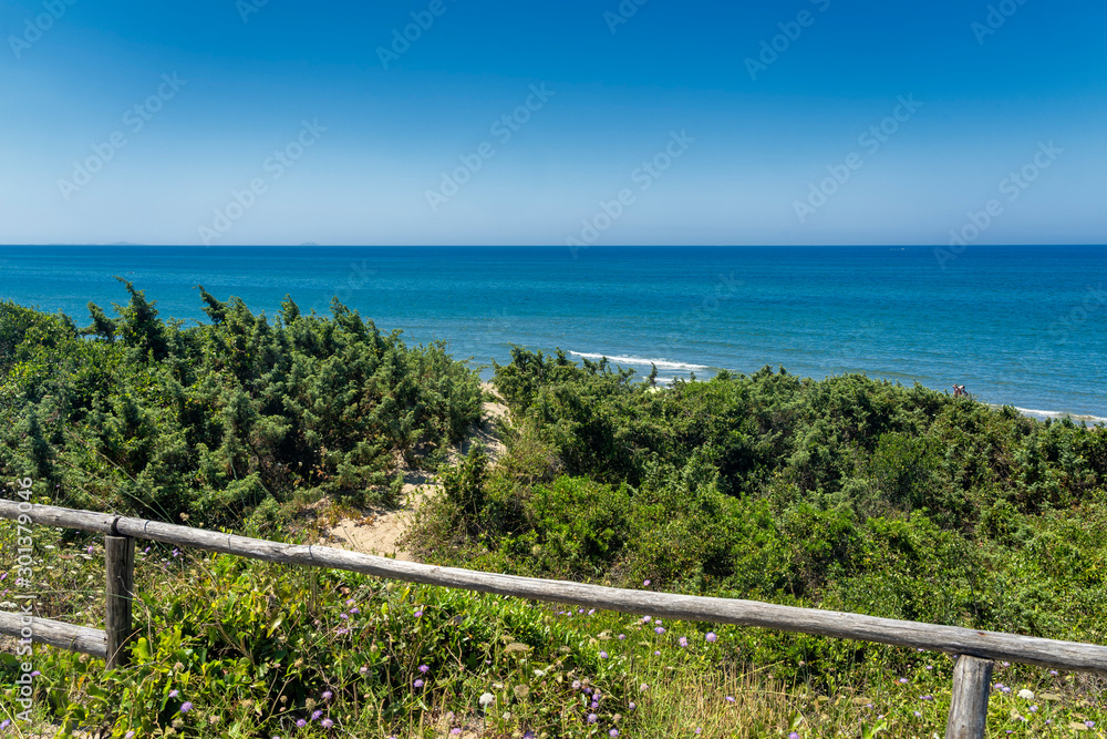 Coast of Agro Pontino, Lazio, Italy