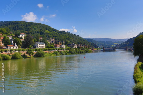 Neckar River near Heidelberg, Germany