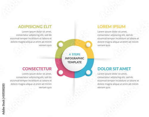 Circle Infographics - Four Elements