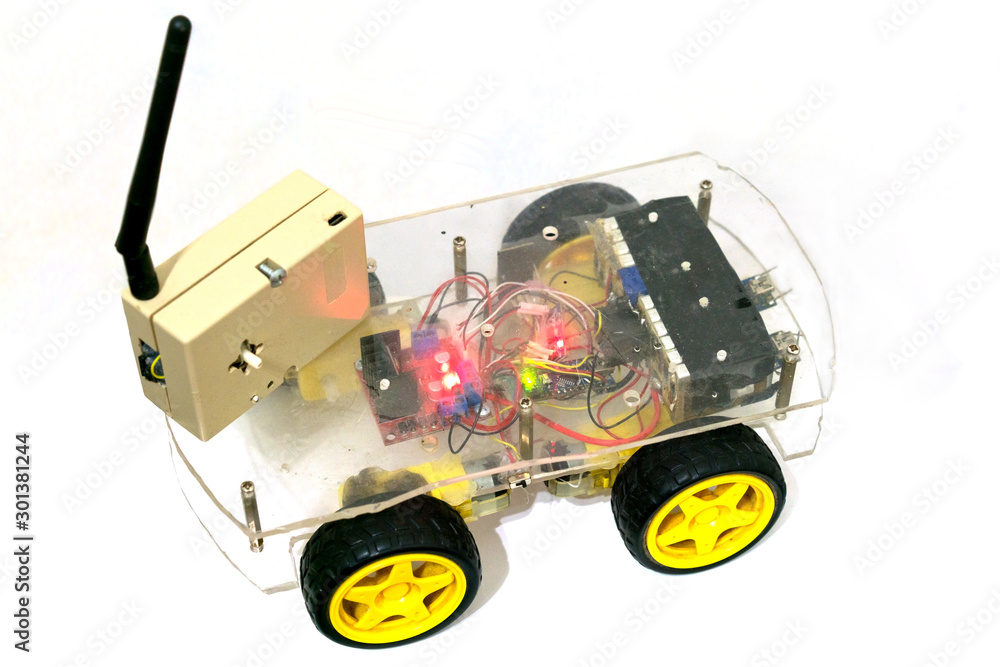 Handmade remote top control car