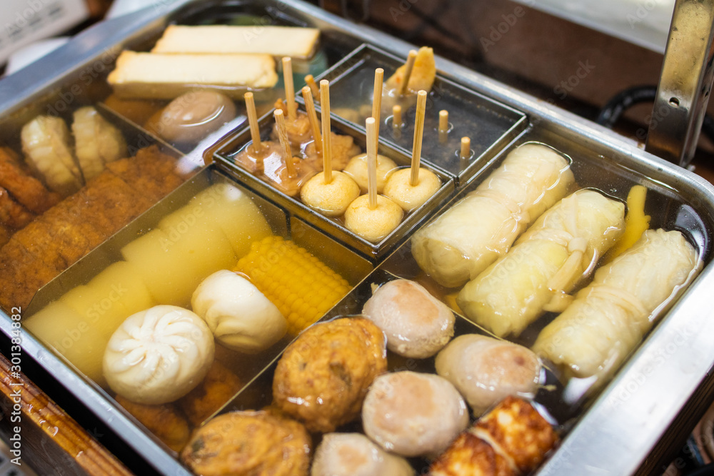 Oden Japanese hot pot dish Japan food on the international chain
