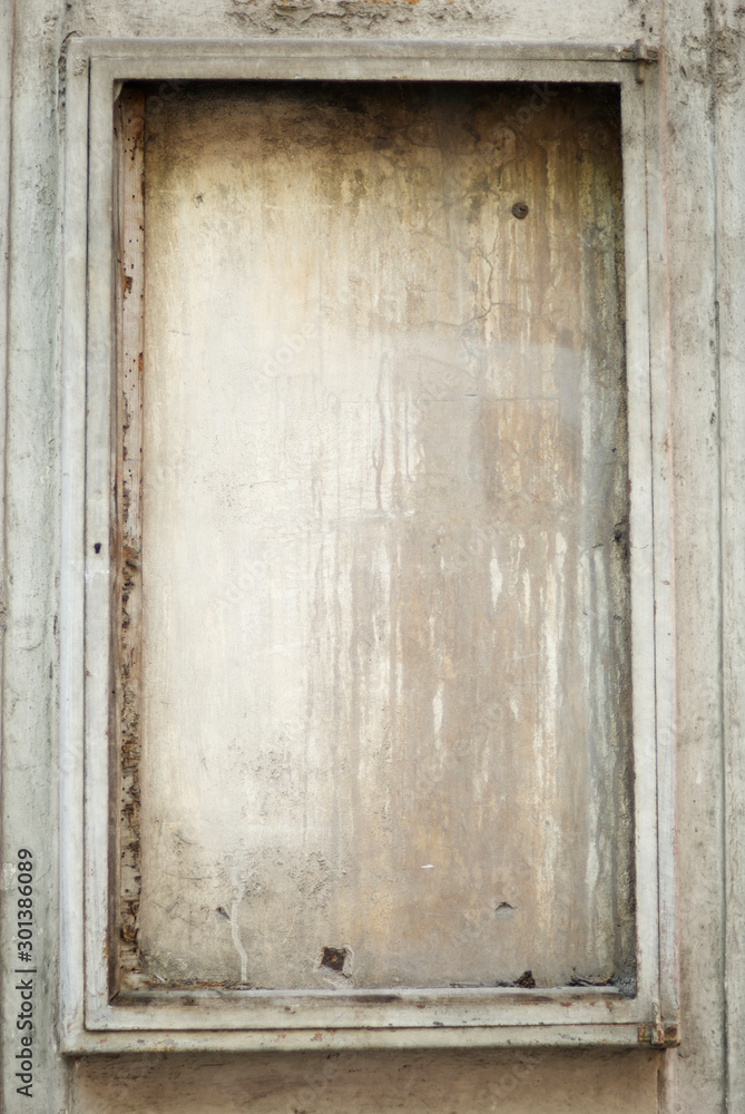 Rectangle of grungy stained copy space with old weathered frame Rectangle of grungy stained copy space with old weathered frame