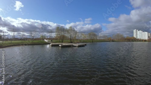 Wallpaper Mural Wooden pier on a pontoon Torontodigital.ca
