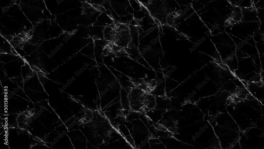 Black marble texture with natural pattern for background or design art work. Natural backdrop.