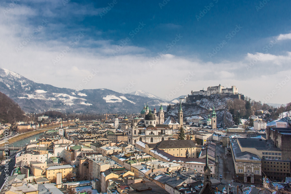 Salzburg Stadt-Panorama