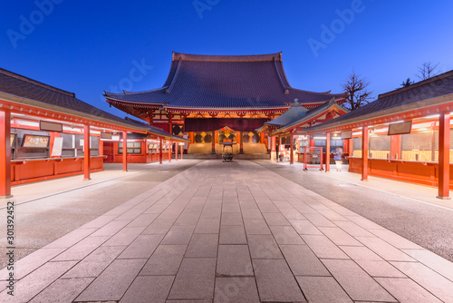okyo, Japan at Senso-ji Temple in the Asakusa District