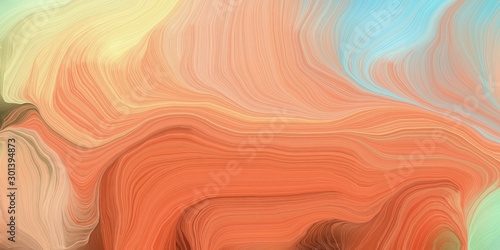 abstract colorful swirl motion. can be used as wallpaper, background graphic or texture. graphic illustration with dark salmon, light blue and sienna colors