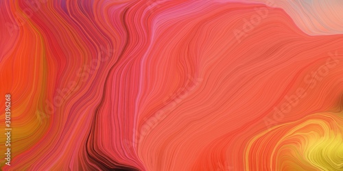 abstract fractal swirl waves. can be used as wallpaper, background graphic or texture. graphic illustration with tomato, sandy brown and dark red colors
