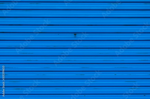 Steel Door blue color for shop