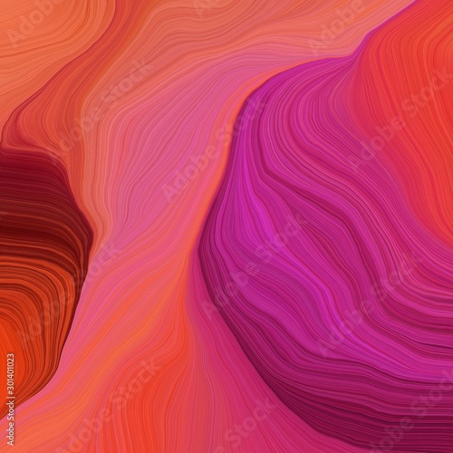 square graphic illustration with moderate pink, moderate red and dark pink colors. abstract fractal swirl waves. can be used as wallpaper, background graphic or texture