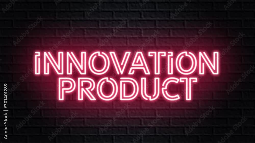 red neon video animation innovation product red neon video animation innovation product