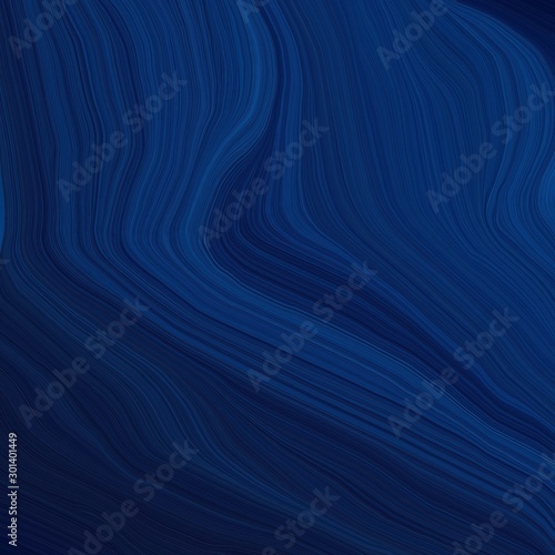square graphic illustration with very dark blue, midnight blue and strong blue colors. abstract colorful swirl motion. can be used as wallpaper, background graphic or texture