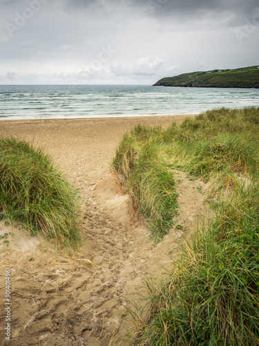 Sandy beach in ireland