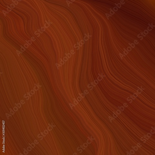 square graphic illustration with dark red, chocolate and saddle brown colors. abstract colorful waves motion. can be used as wallpaper, background graphic or texture