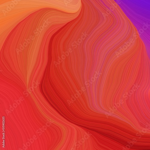 quadratic graphic illustration with crimson, dark orchid and coral colors. abstract colorful waves motion. can be used as wallpaper, background graphic or texture