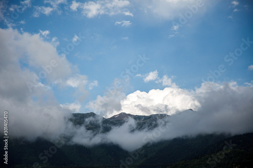 Beautiful nature in mountain Svaneti