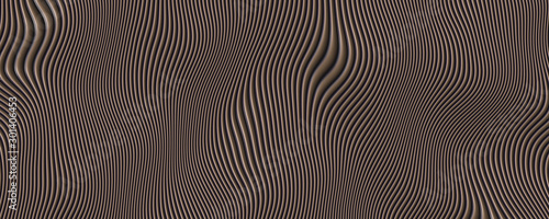 Elegant abstract wavy brown line background