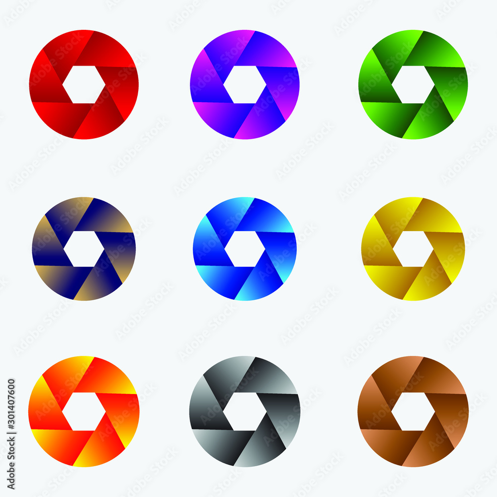 set of vector circle abstract collection set of vector circle abstract collection
