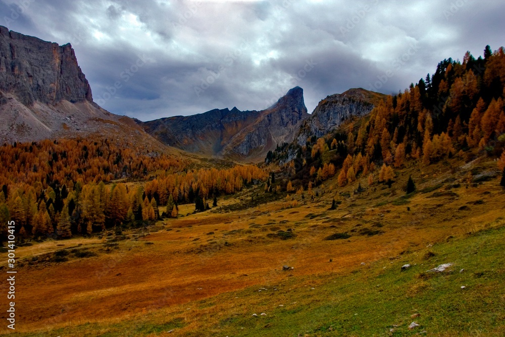 Fototapeta premium Fall in the Alps