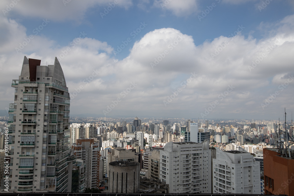 Vista aérea da cidade de São Paulo