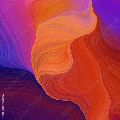 square graphic illustration with firebrick, very dark violet and moderate violet colors. abstract fractal swirl motion waves. can be used as wallpaper, background graphic or texture