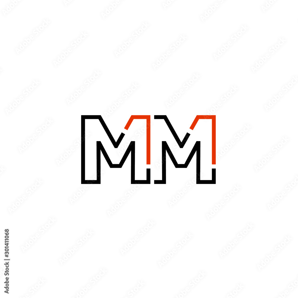 Letter MM logo icon design template elements Letter MM logo icon design template elements