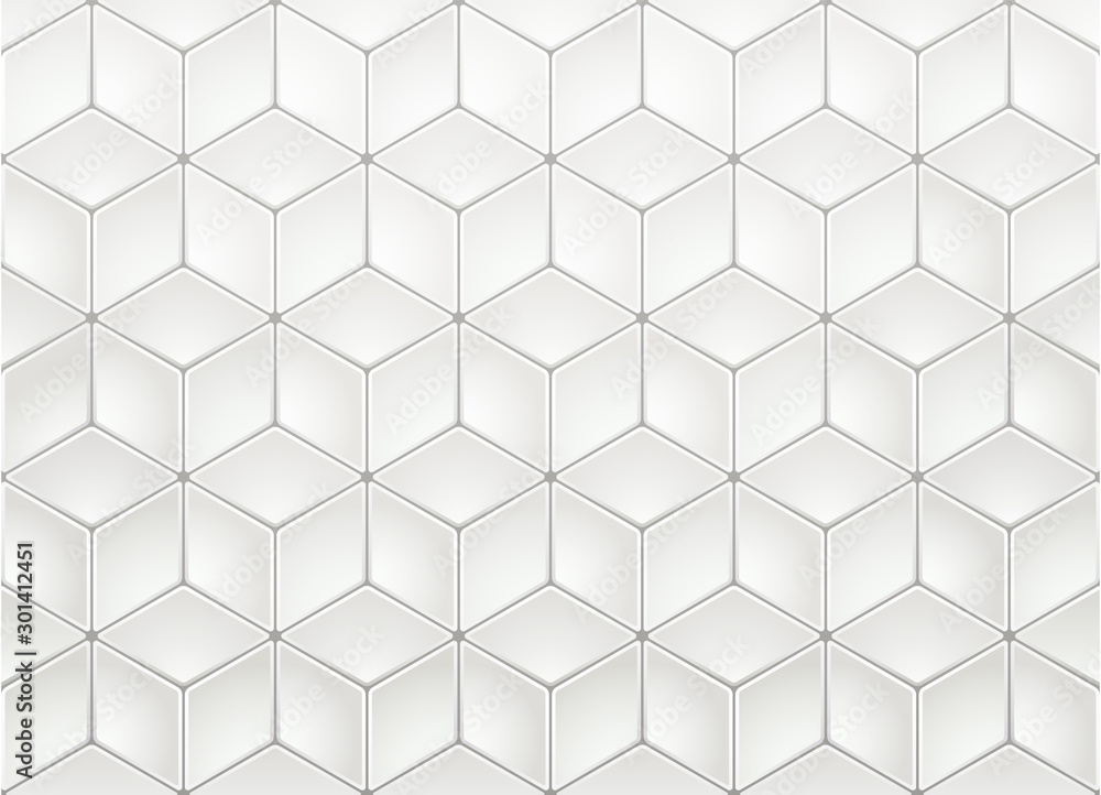 White Isometric Background White Isometric Background