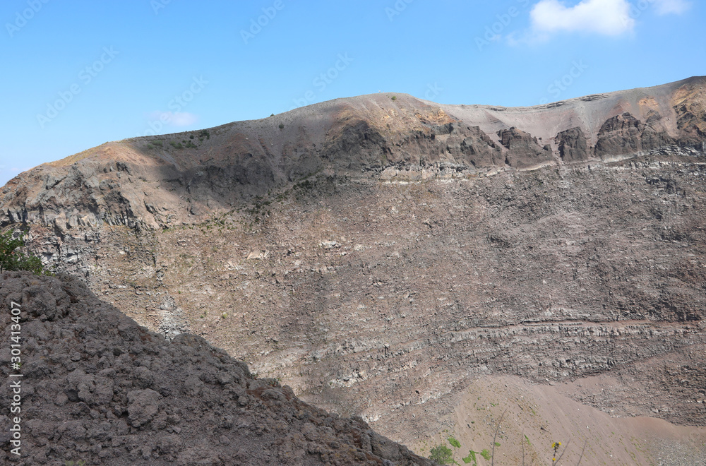 wide view of Volcano Vesuvius