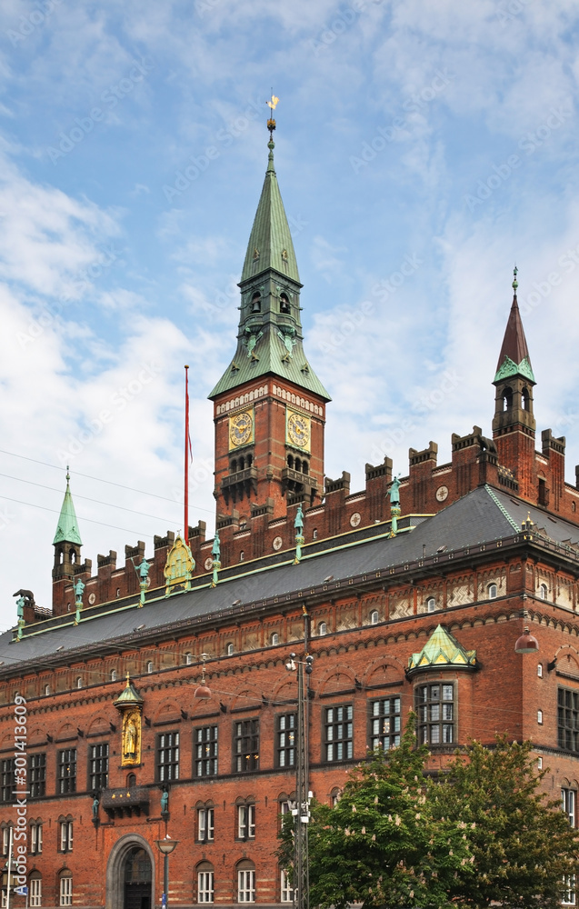 City Hall in Copenhagen. Denmark