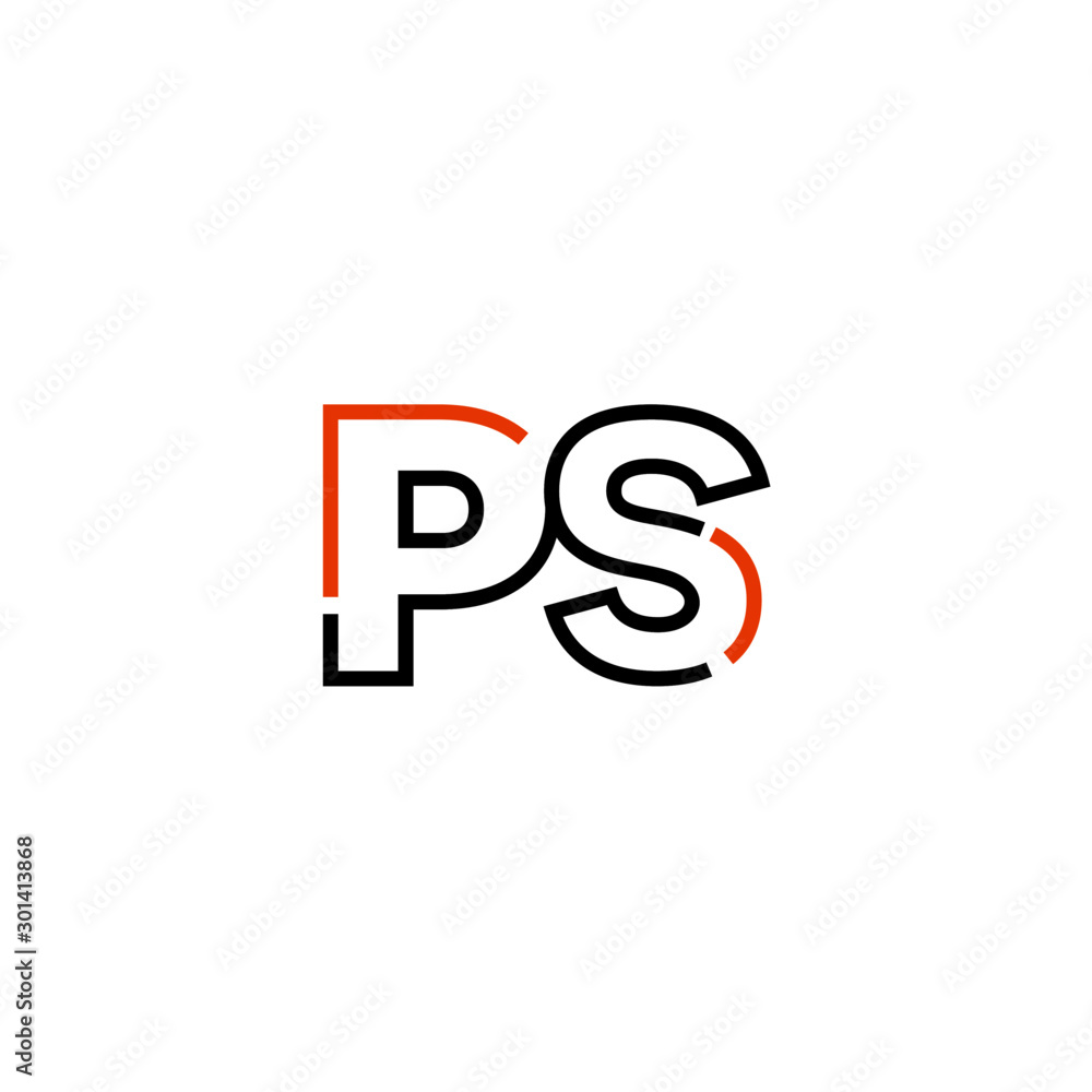 Letter PS logo icon design template elements Letter PS logo icon design template elements
