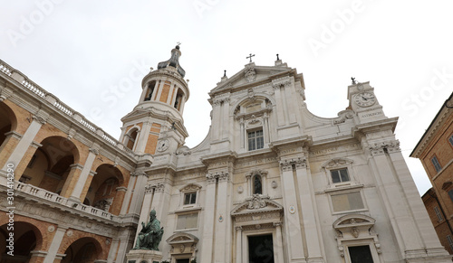 Basilica called Santa Casa that means blessed house of Mary in L