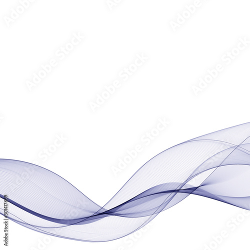 Abstract vector graphics. Blue wave. template for advertising. eps 10
