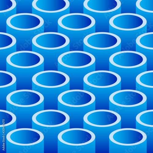 Pipe 3D abstract background. Decorative design vector and illustration