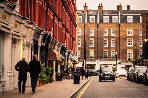Blurred / Defocused  London West End shopping street © William