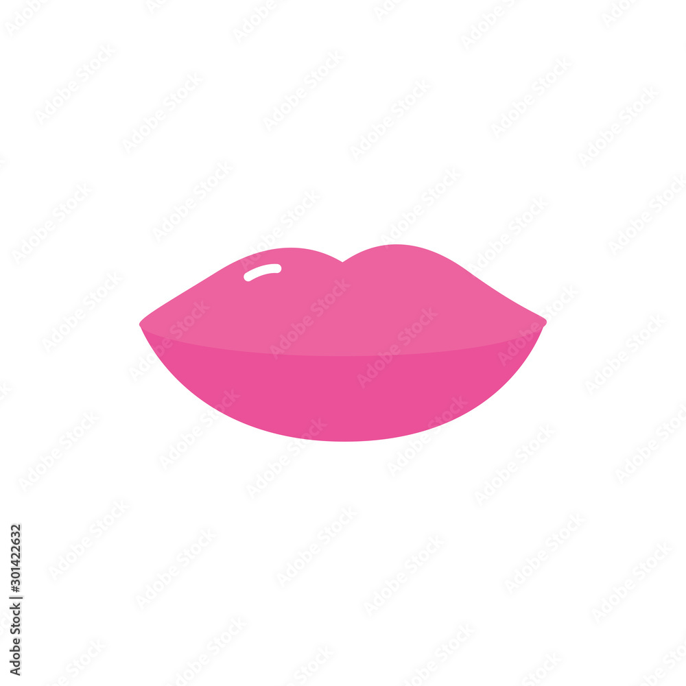 Isolated mouth cartoon vector design Isolated mouth cartoon vector design