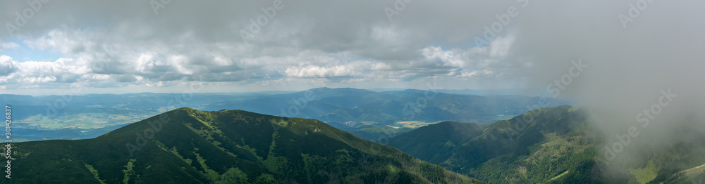Beautifil view on Low Tatras mountains Slovakia