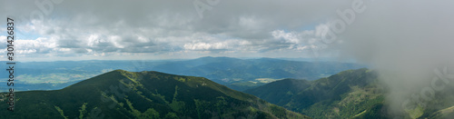 Beautifil view on Low Tatras mountains Slovakia