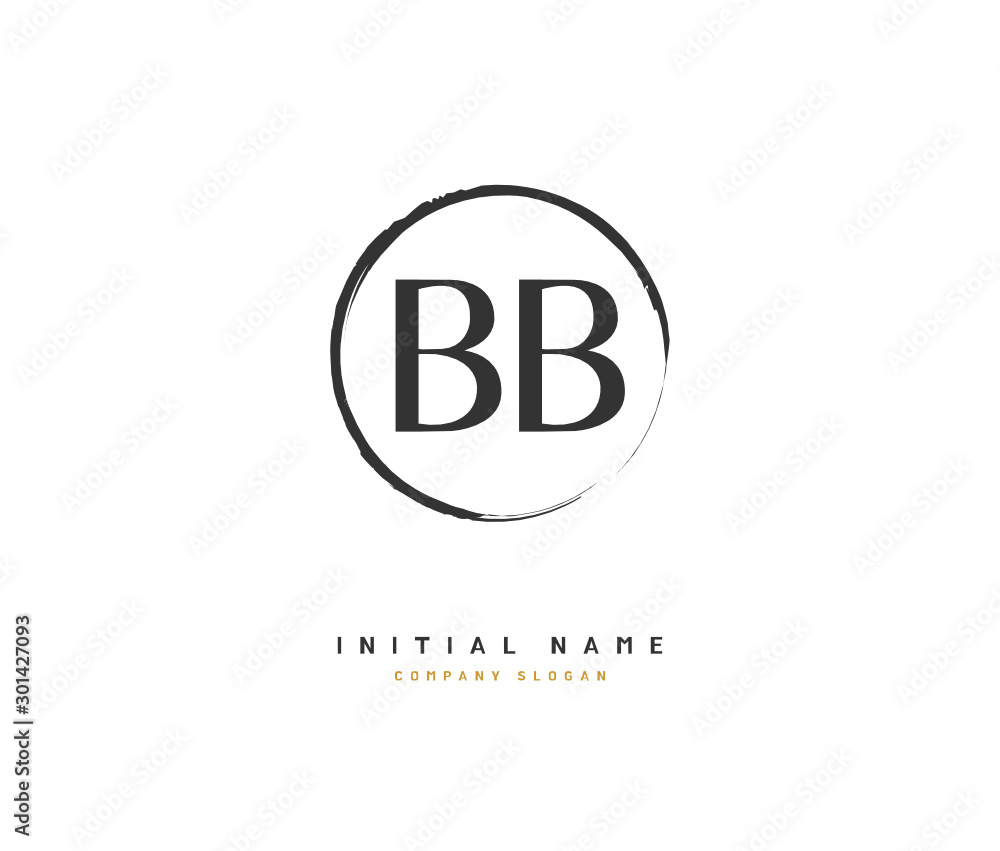 B BB Beauty vector initial logo, handwriting logo of initial signature, wedding, fashion, jewerly, boutique, floral and botanical with creative template for any company or business. B BB Beauty vector initial logo, handwriting logo of initial signature, wedding, fashion, jewerly, boutique, floral and botanical with creative template for any company or business.