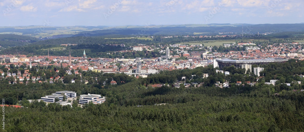 Panoramablick über Kaiserslautern